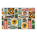 Paris Prix Set de Table Imprimé  Americano  28x44cm Multicolore