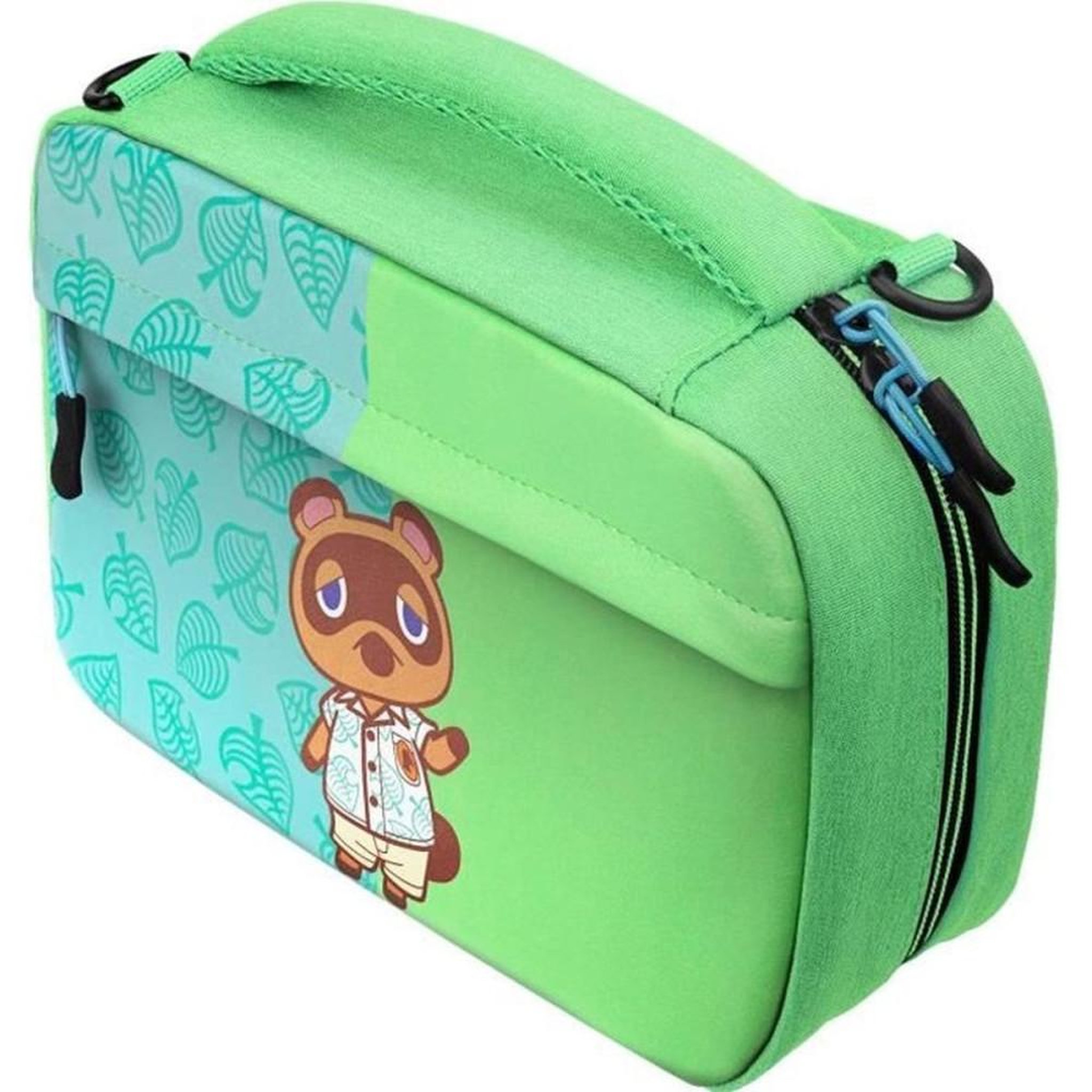 PDP Housse de transport PDP Animal Crossing pour Nintendo Switch, Switch Lite et OLED bleu vert