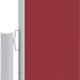 VIDAXL Auvent lateral retractable Rouge 160x1000 cm