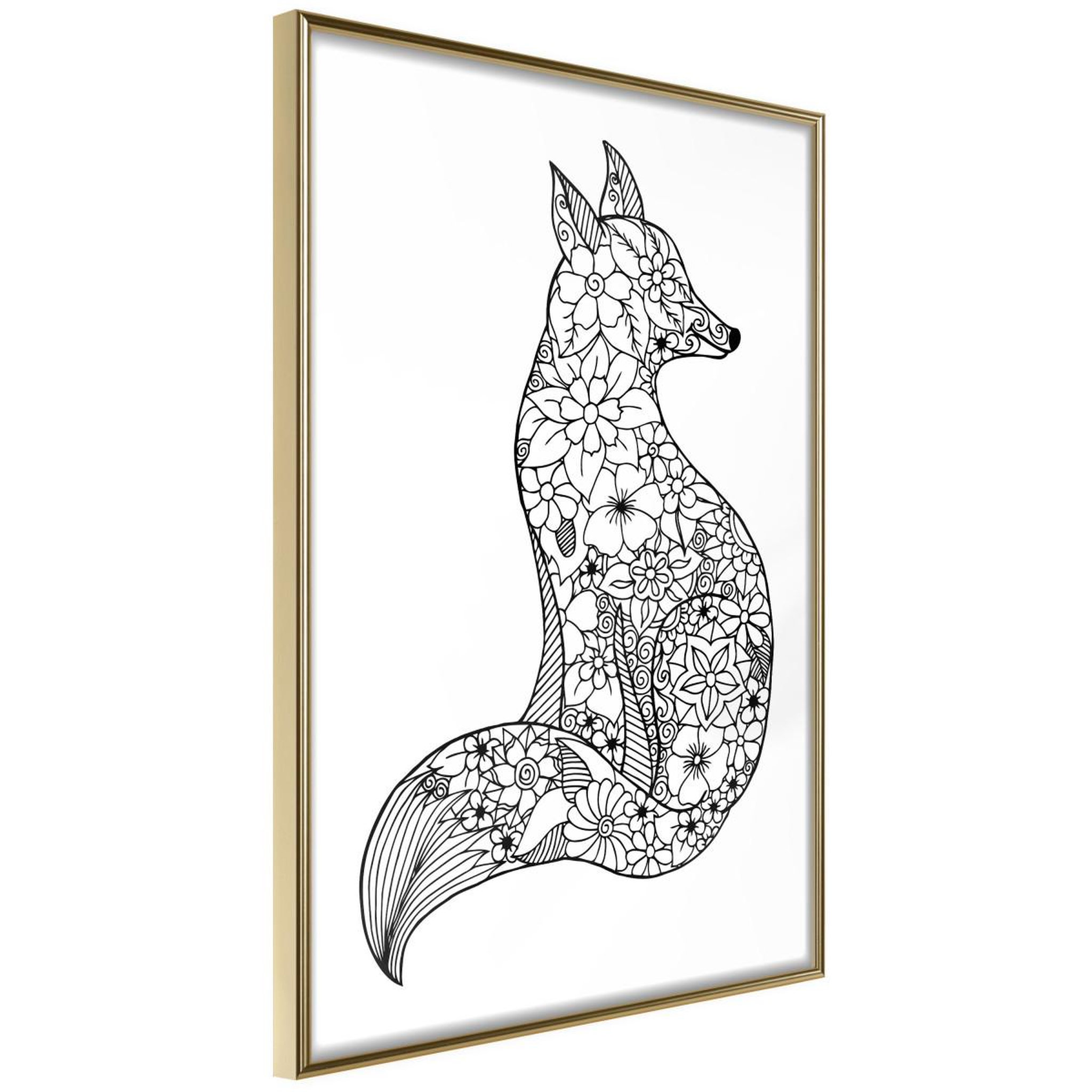 Paris Prix Affiche murale encadrée  openwork fox