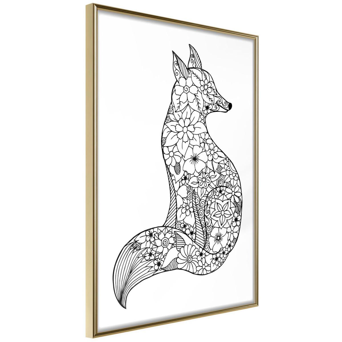 Paris Prix Affiche Murale Encadrée  Openwork Fox
