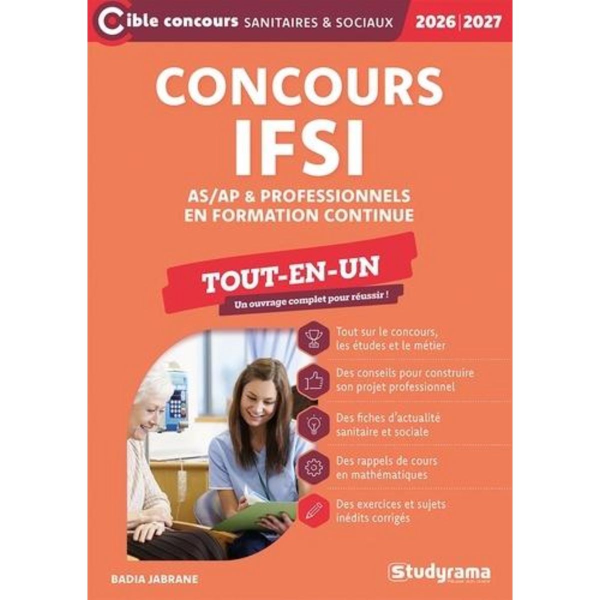 CONCOURS IFSI POUR LES PROFESSIONNELS EN FORMATION CONTINUE (AS-AP INCLUS). EDITION 2026-2027, Jabrane Badia