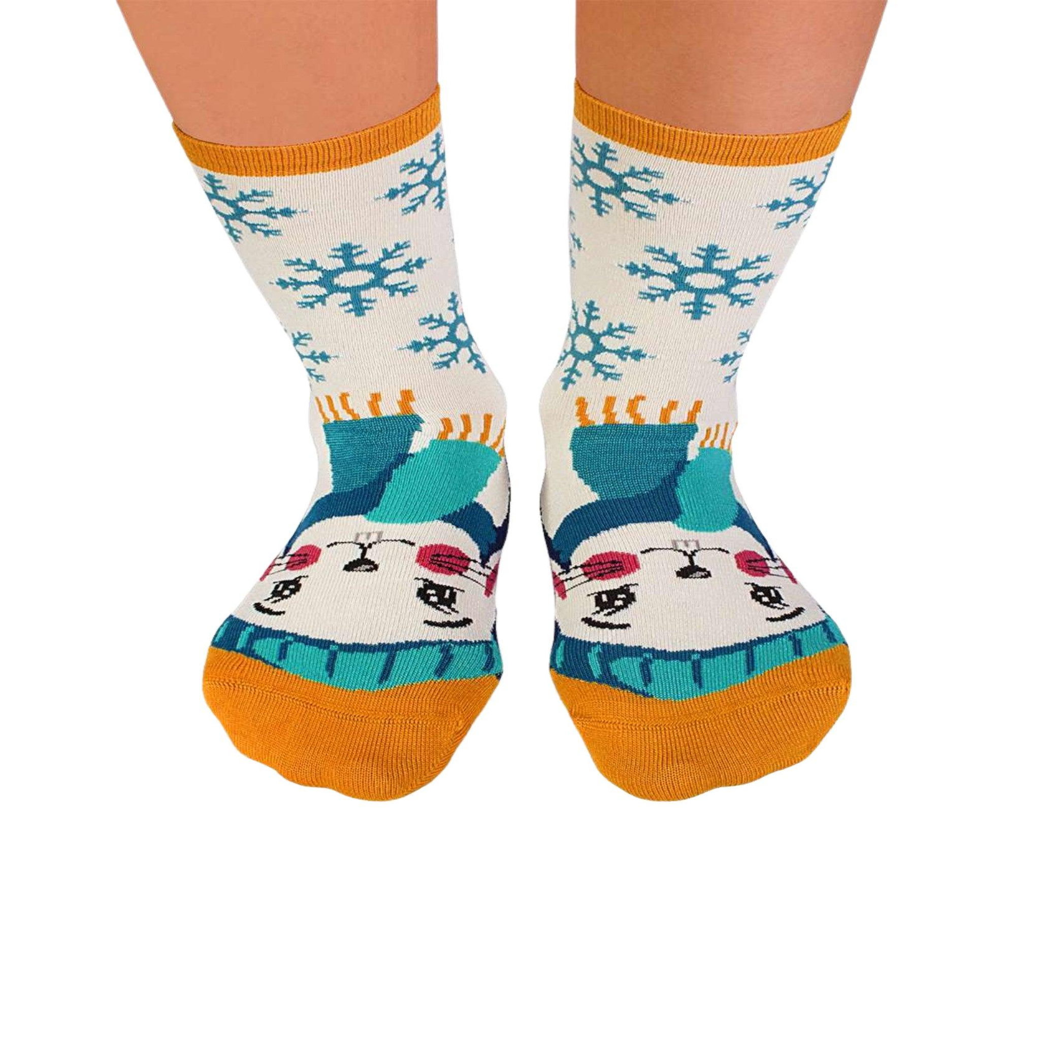 Voir la diapositive 4 : PIRIN HILL Coffret de 3 paires de chaussettes en bambou - souris, lapin, renard