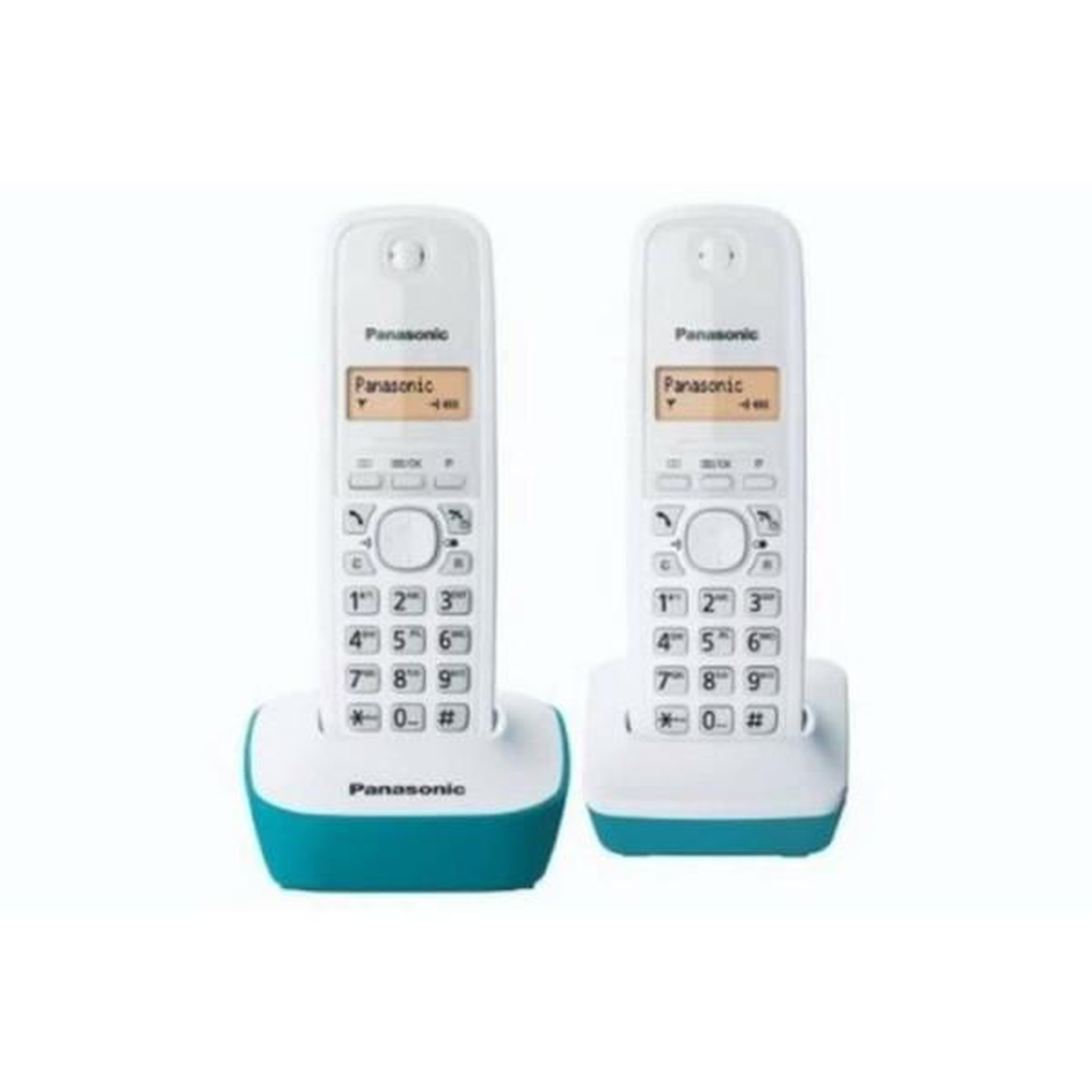 Voir la diapositive 2 : PANASONIC Téléphone sans fil duo bleu - kxtg1612frc