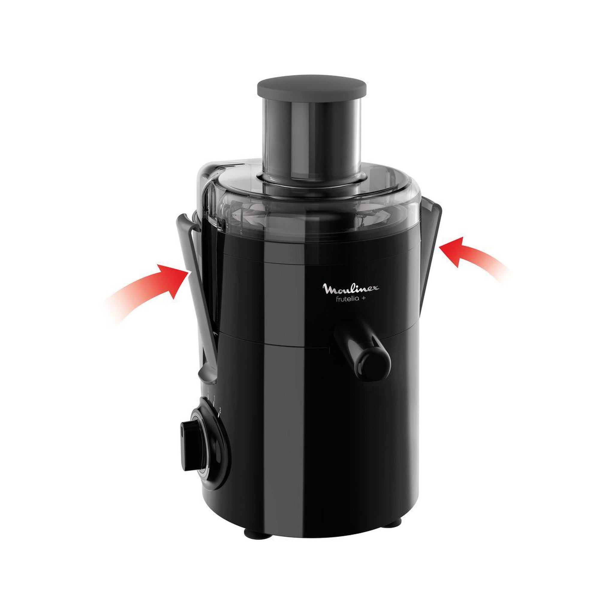 Voir la diapositive 4 : MOULINEX Centrifugeuse frutelia plus noir 350 w