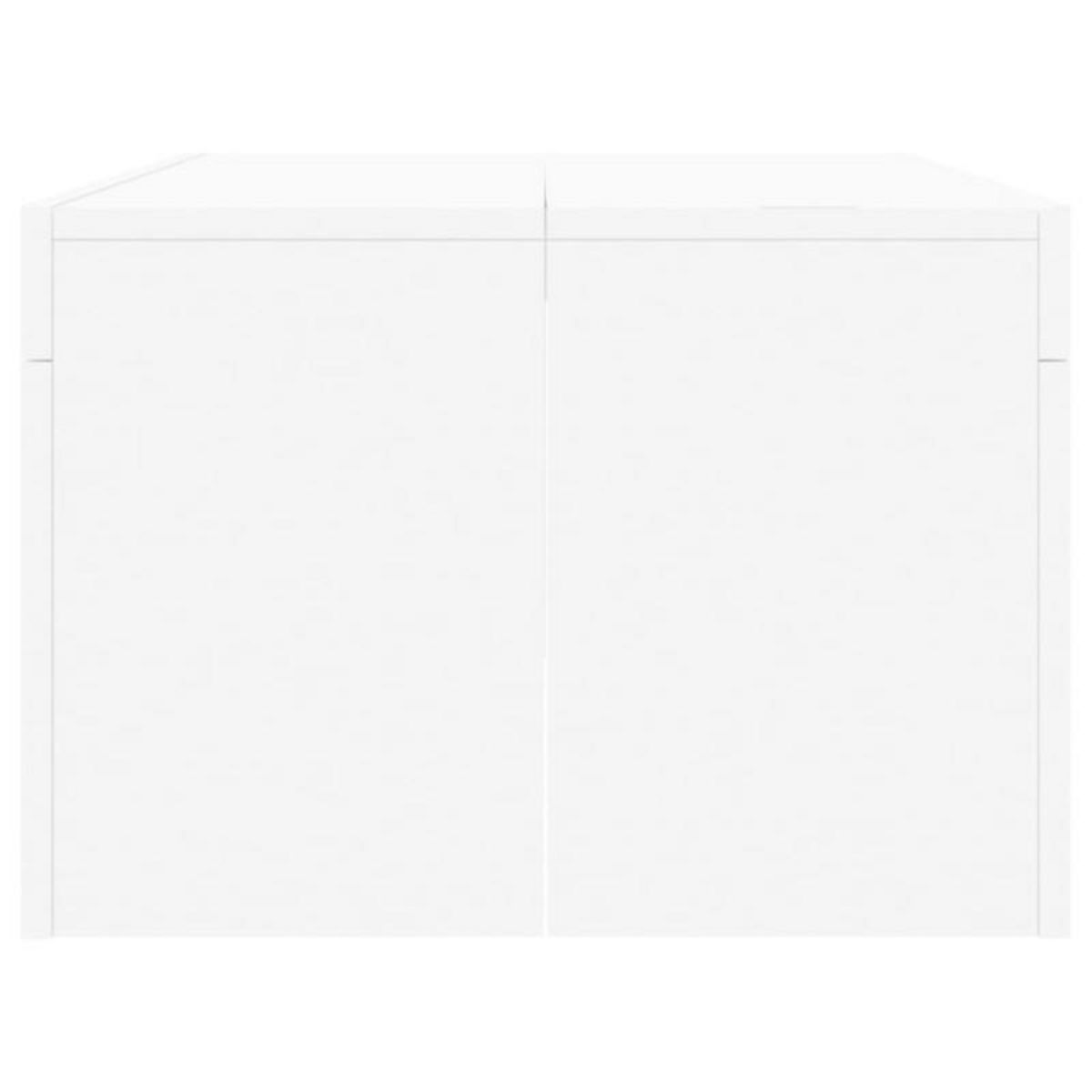 VIDAXL Table basse blanc 102x50x36 cm bois d ingénierie