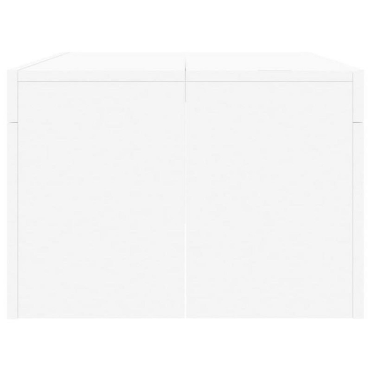 VIDAXL Table basse blanc 102x50x36 cm bois d ingénierie