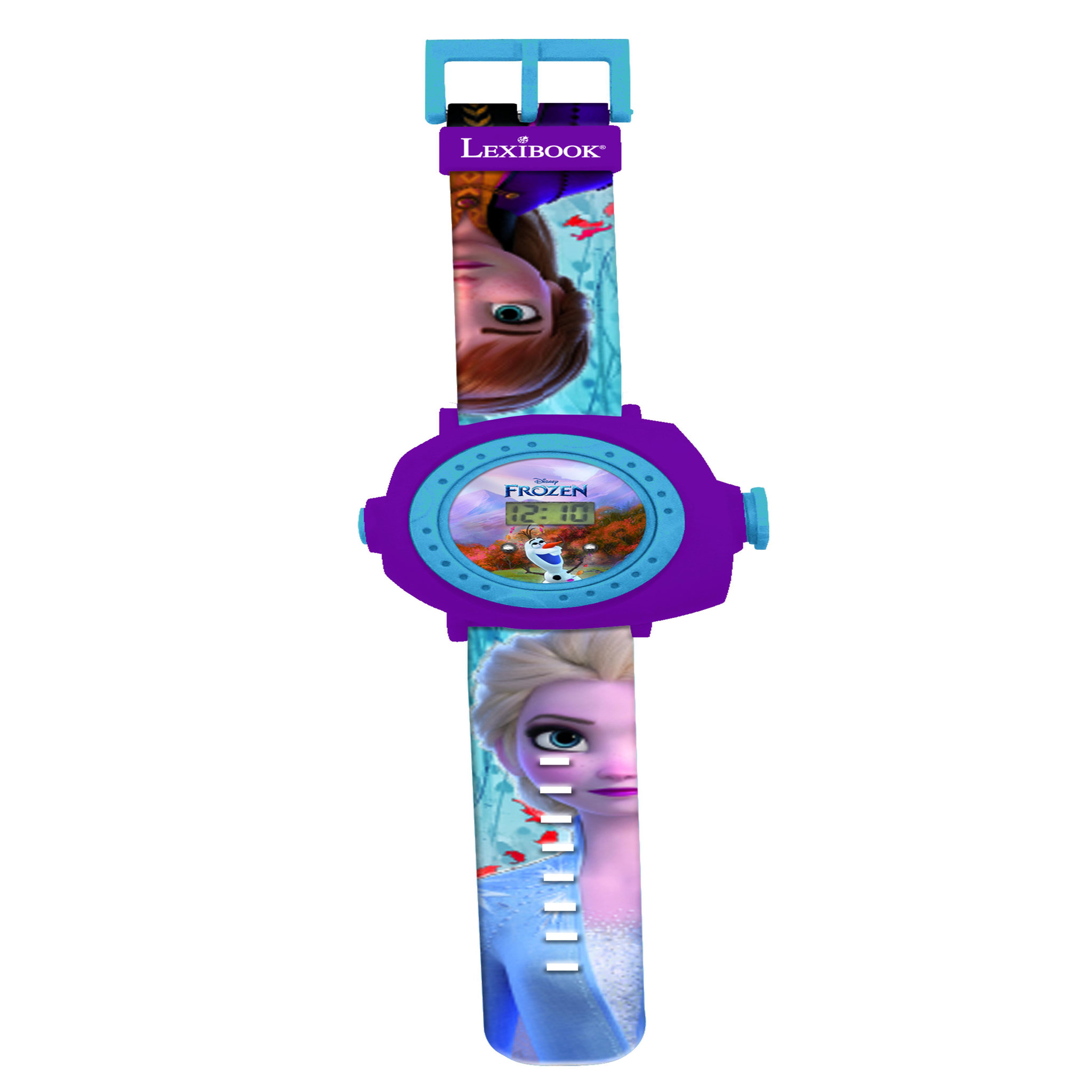 Voir la diapositive 2 : Lexibook Montre digitale avec projection Reine des Neiges