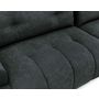Voir la diapositive 6 : BEST MOBILIER Luzzio - canapé d'angle droit 4 places convertible avec coffre en tissu texturé