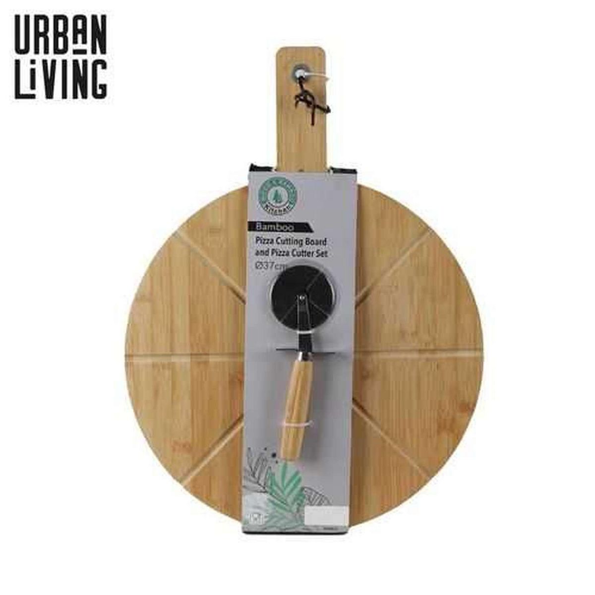 DIVERS Set planche à découper et roulette à pizza - Diam 37