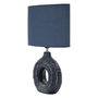 Voir la diapositive 2 : Paris Prix Lampe à Poser en Céramique  Seta  43cm Bleu