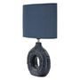 Voir la diapositive 2 : Paris Prix Lampe à Poser en Céramique  Seta  43cm Bleu