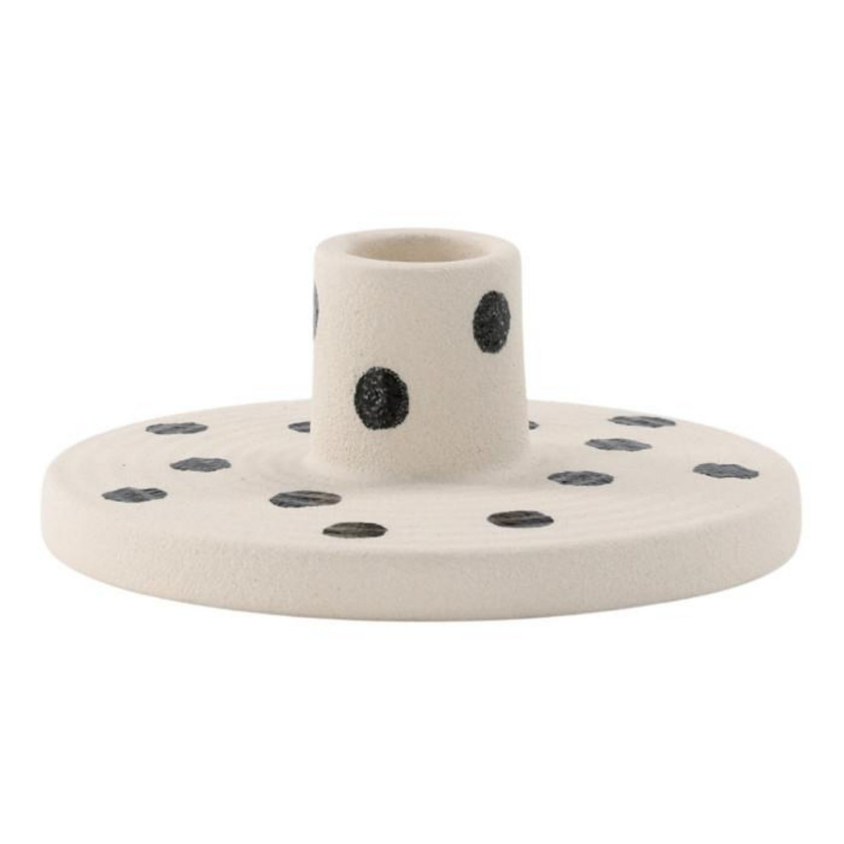 Paris Prix Bougeoir en Céramique  Bette  12cm Blanc & Noir