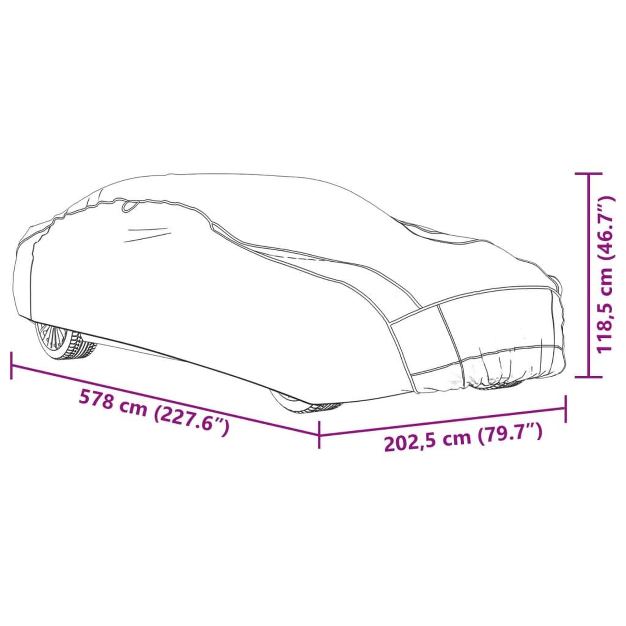 Voir la diapositive 6 : VIDAXL Housse de voiture berline protection contre grele complete XXL