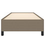 Voir la diapositive 5 : VIDAXL Cadre de lit sans matelas taupe 90x190 cm tissu