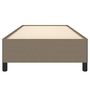 Voir la diapositive 5 : VIDAXL Cadre de lit sans matelas taupe 90x190 cm tissu