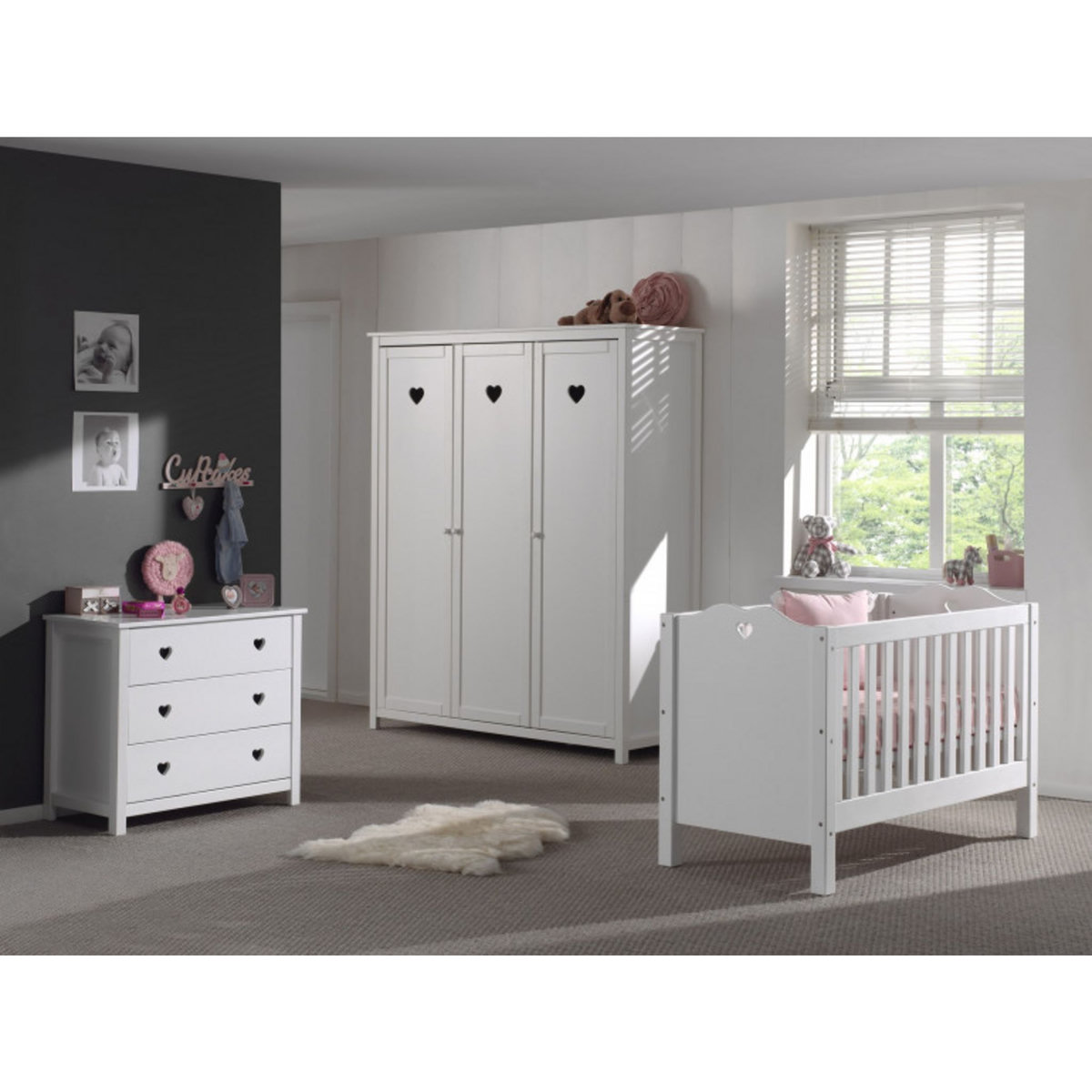 Armoire 3 portes MAUDE