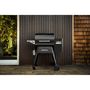 Voir la diapositive 4 : TRAEGER Barbecue pellet IRONWOOD 885 noir sur chariot, grille haute 76x26.5 cm, grille basse 76x48 cm