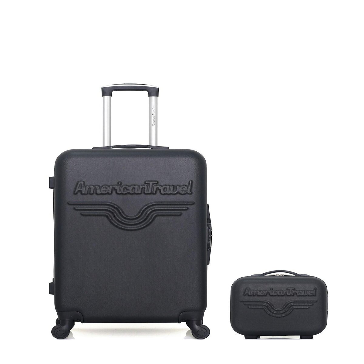 AMERICAN TRAVEL AMERICAN TRAVEL - LOT DE 2 - Valises weekend et vanity CHELSEA