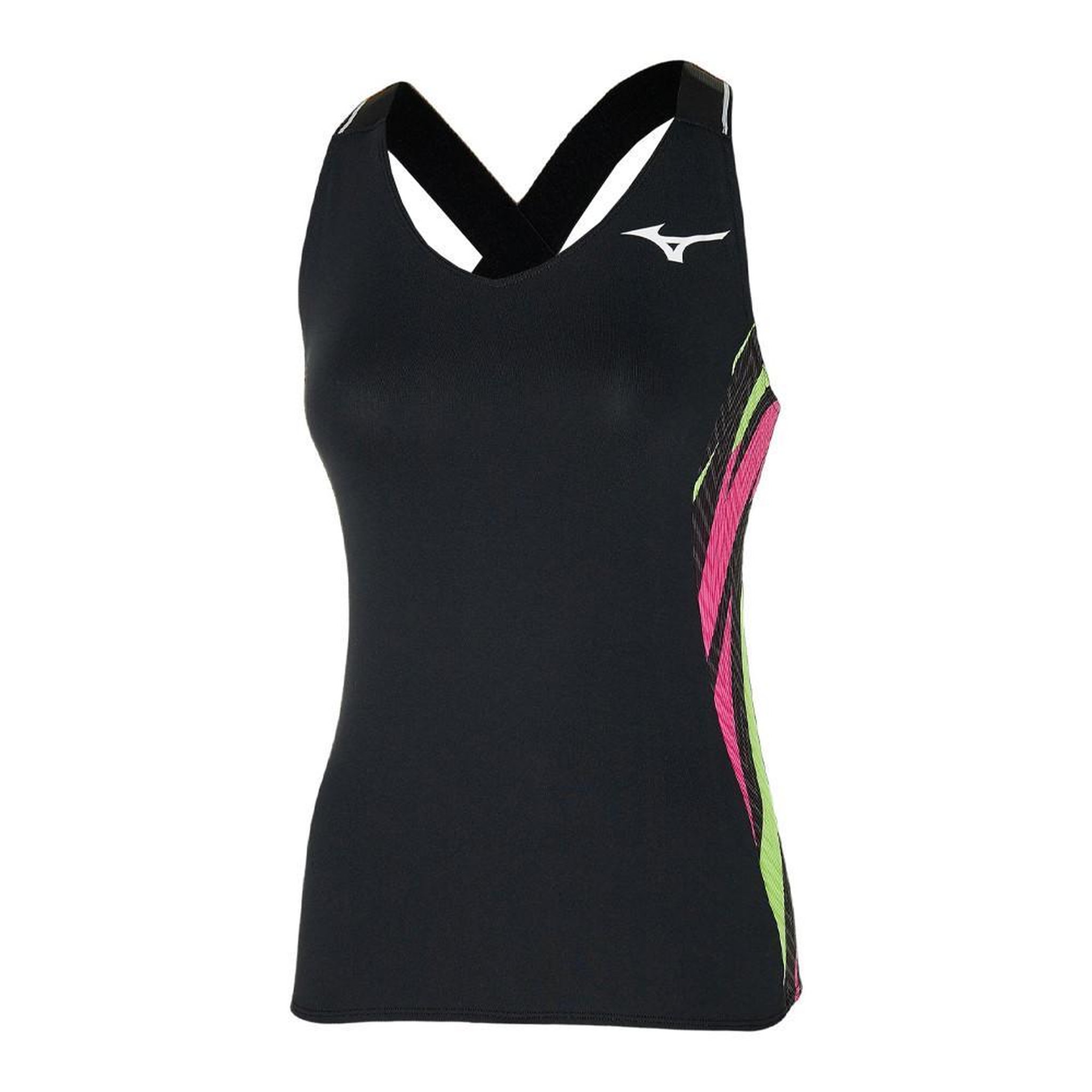 Mizuno Débardeur De Tennis  Femme tech Mizuno Printed. Coloris disponibles : Noir