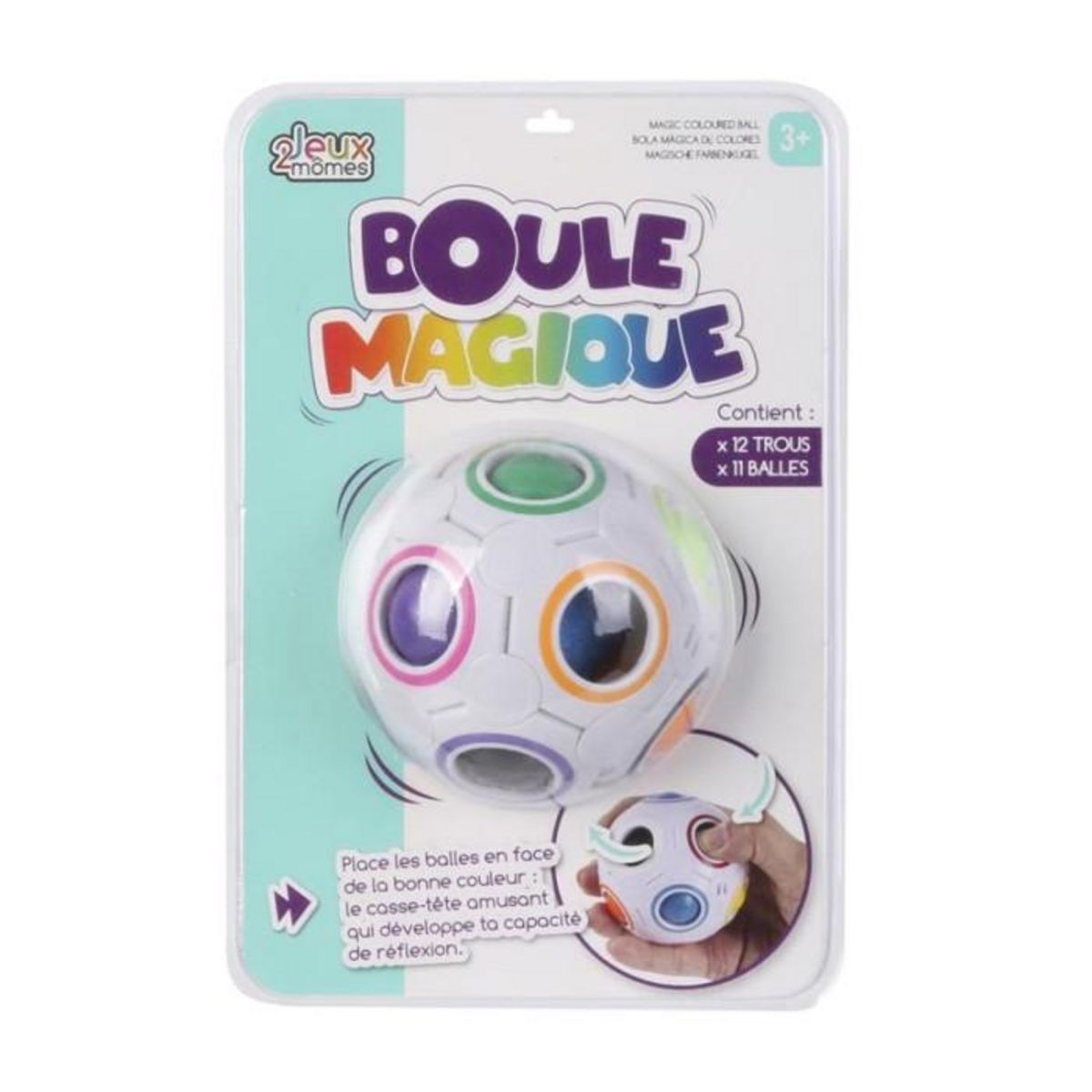 Paris Prix Boule Magique  Mômes  6cm Multicolore