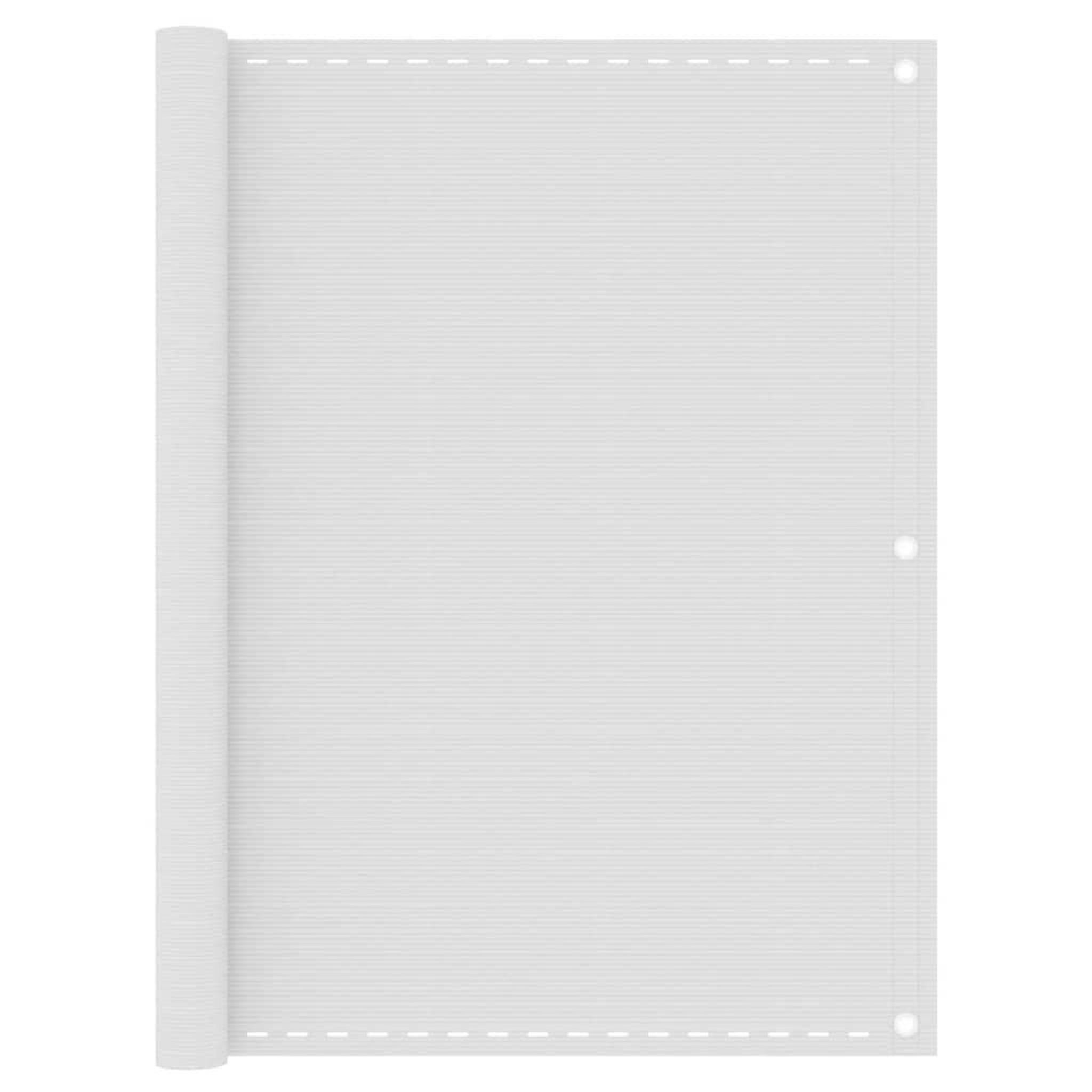 VIDAXL Ecran de balcon blanc 120x300 cm pehd
