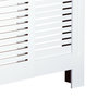 Voir la diapositive 5 : HOMCOM Cache-radiateur design contemporain longueur extensible 139-208,5L x 20,5I x 82,5H cm MDF blanc