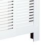 Voir la diapositive 4 : HOMCOM Cache-radiateur design contemporain longueur extensible 139-208,5L x 20,5I x 82,5H cm MDF blanc