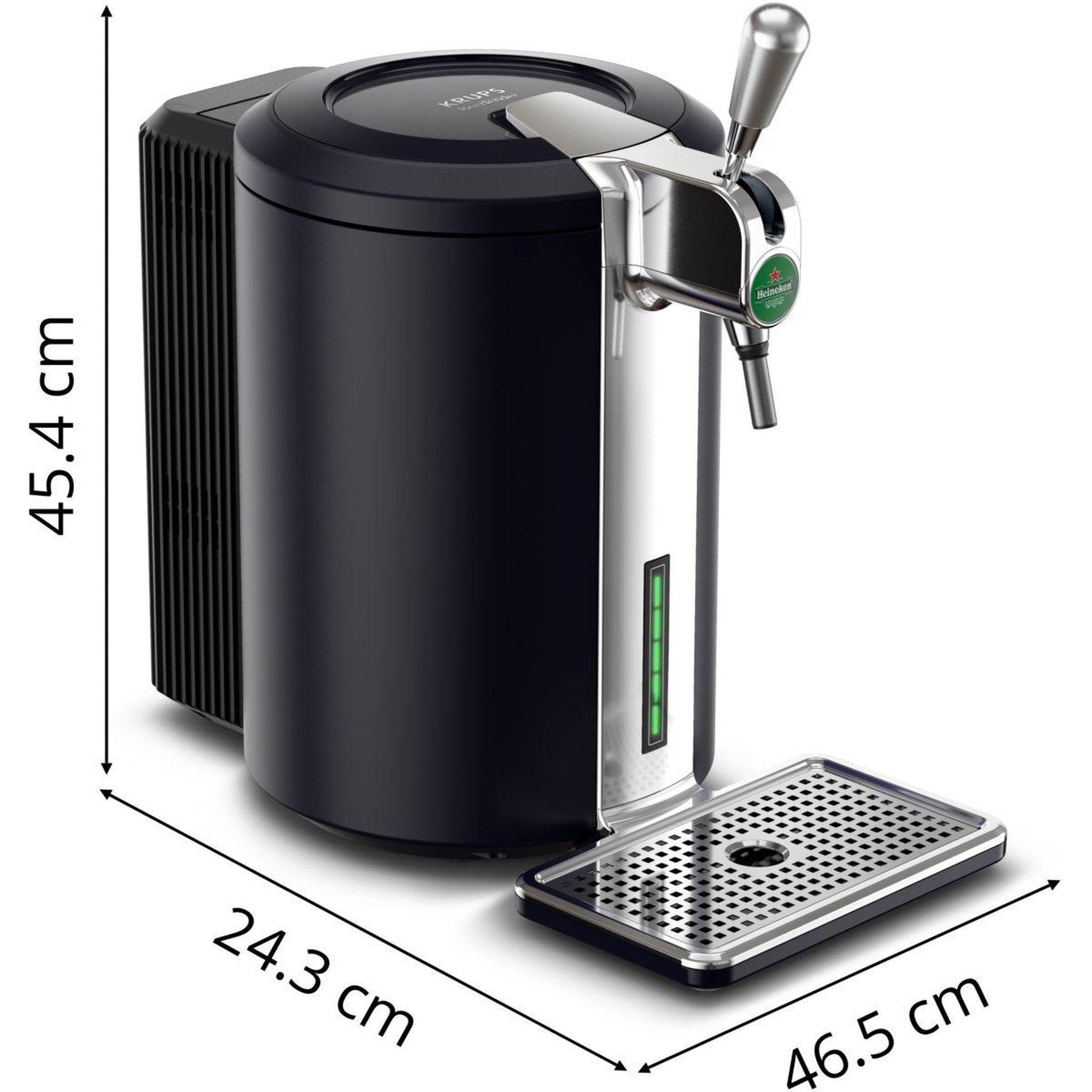 Voir la diapositive 3 : KRUPS Tireuse à bière VB720E10