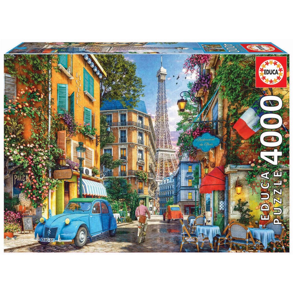 EDUCA Puzzle 4000 pièces : Les Vieilles Rues de Paris