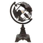 Paris Prix Lampe à Poser en Métal  World  40cm Noir