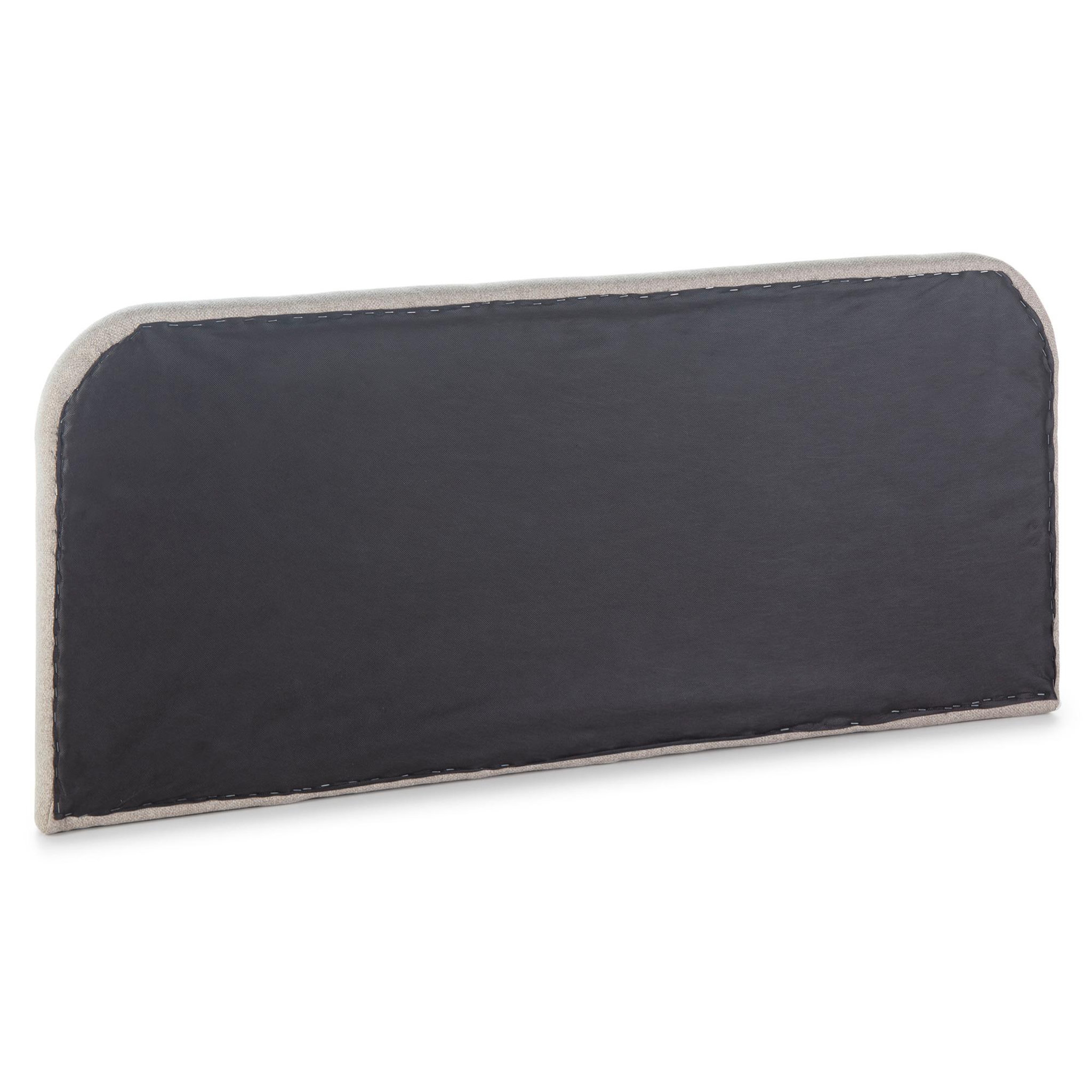 Voir la diapositive 3 : MARCKONFORT Tête de lit tapissée Saona 150x60 cm Couleur Beige, 8 cm d'épaisseur