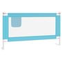 Voir la diapositive 2 : VIDAXL Barriere de securite de lit d'enfant Bleu 150x25 cm Tissu