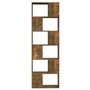 Voir la diapositive 5 : VIDAXL Bibliotheque/Separateur de piece Chene fume 60x24x186 cm