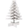 Voir la diapositive 5 : VIDAXL Arbre de Noël en bois pour decoration blanc 80 cm pin massif