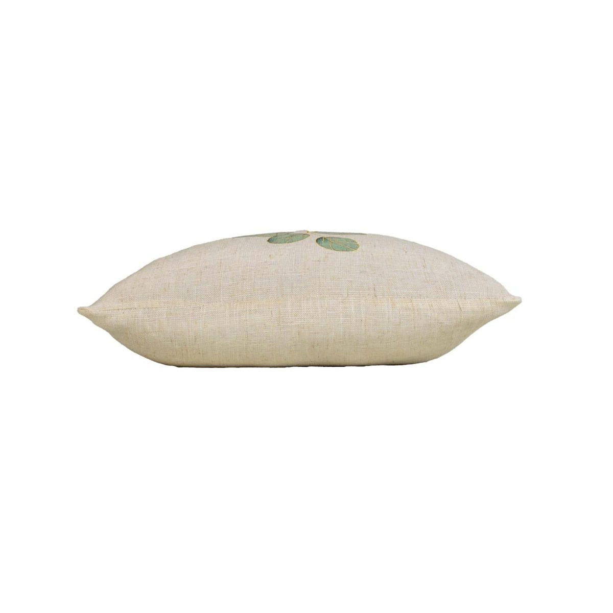 Paris Prix Coussin Déco Motif  Botanica  45x45cm Naturel & Vert