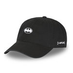 CAPSLAB Casquette Dad Cap avec broderie DC Comics Batman. Coloris disponibles : Noir