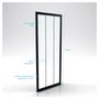 Voir la diapositive 4 : Paroi de douche FACTORX RETOUR 80CM 