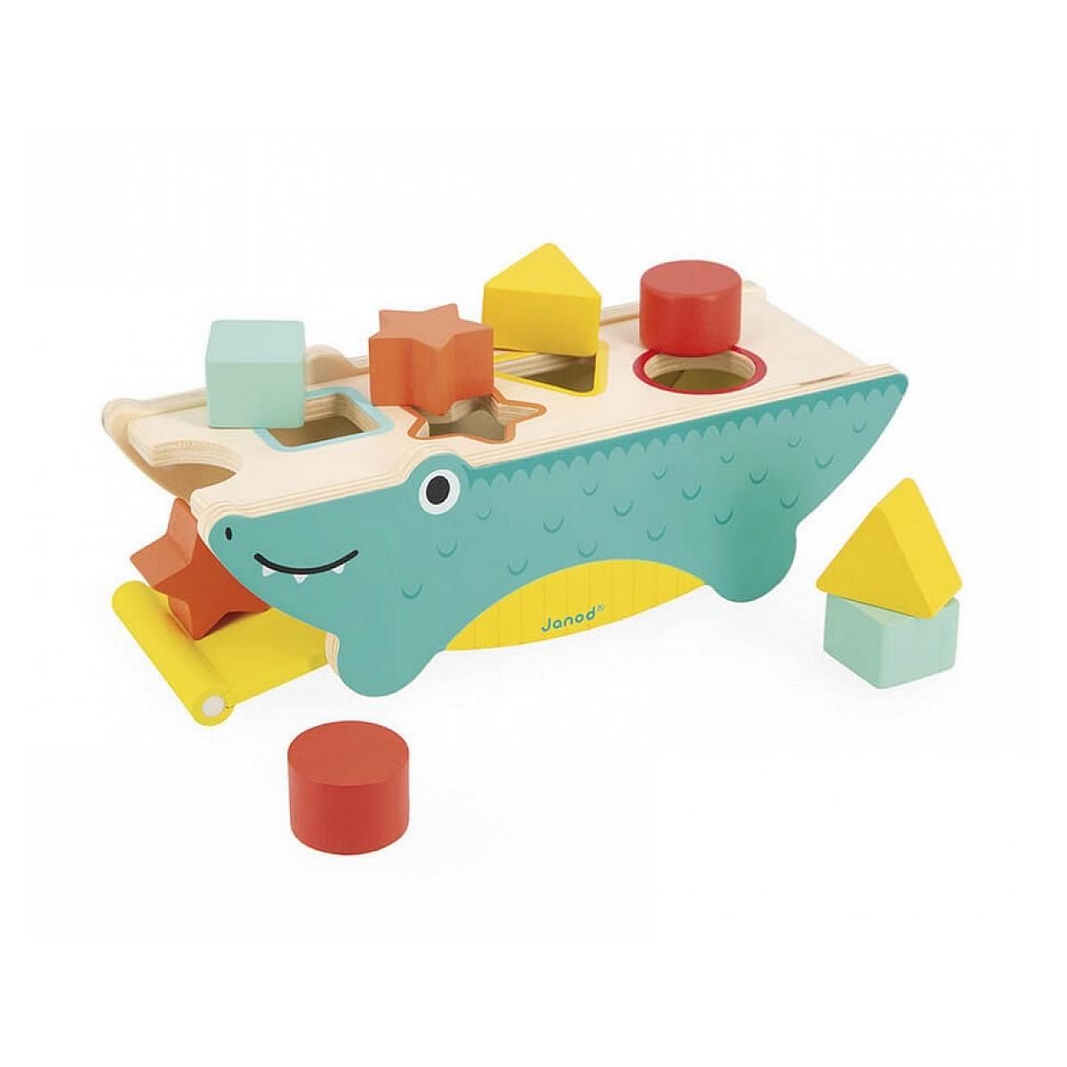 Juratoys-Janod Tropik Croco des formes en bois