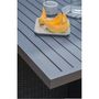 Voir la diapositive 4 : DCB GARDEN Salon de jardin 4 personnes aluminium noir MIAMI 