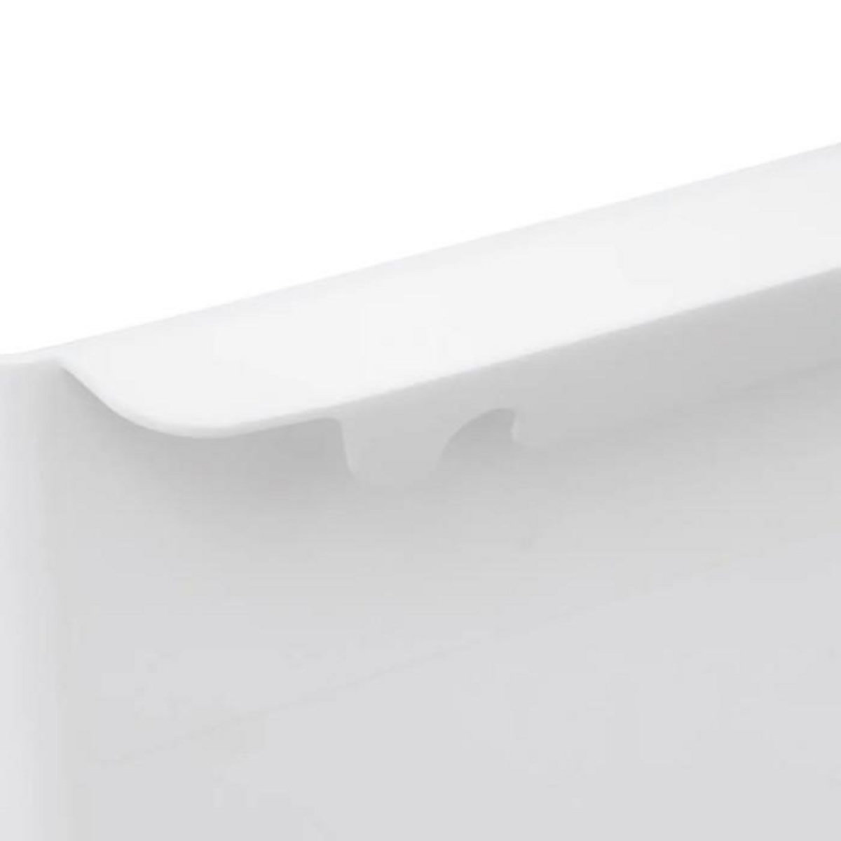 FIVE Poubelle de Cuisine  Rétractable  8L Blanc & Gris