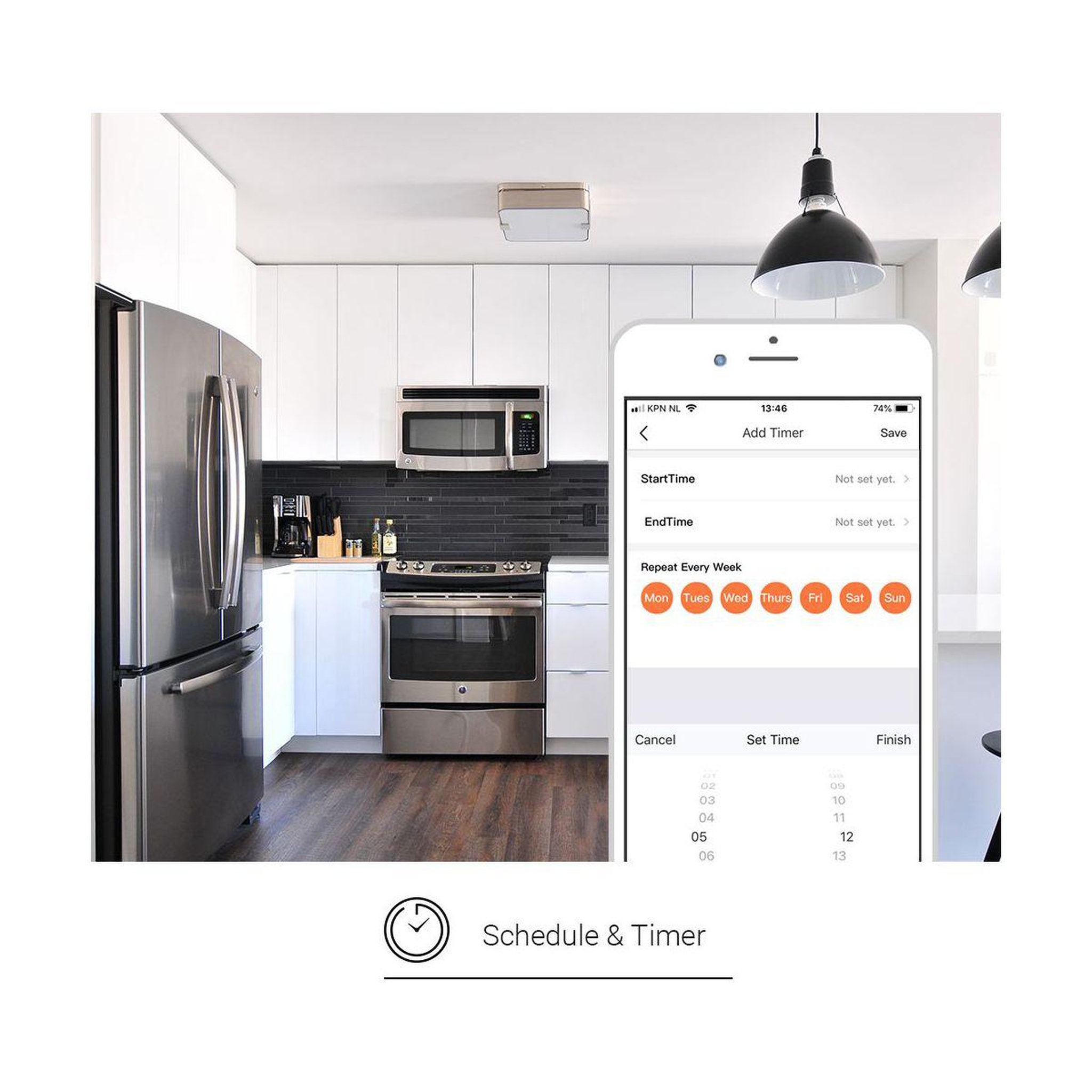 Voir la diapositive 5 : EZVIZ Prise connectée T30-10A - Wifi 2.4Ghz