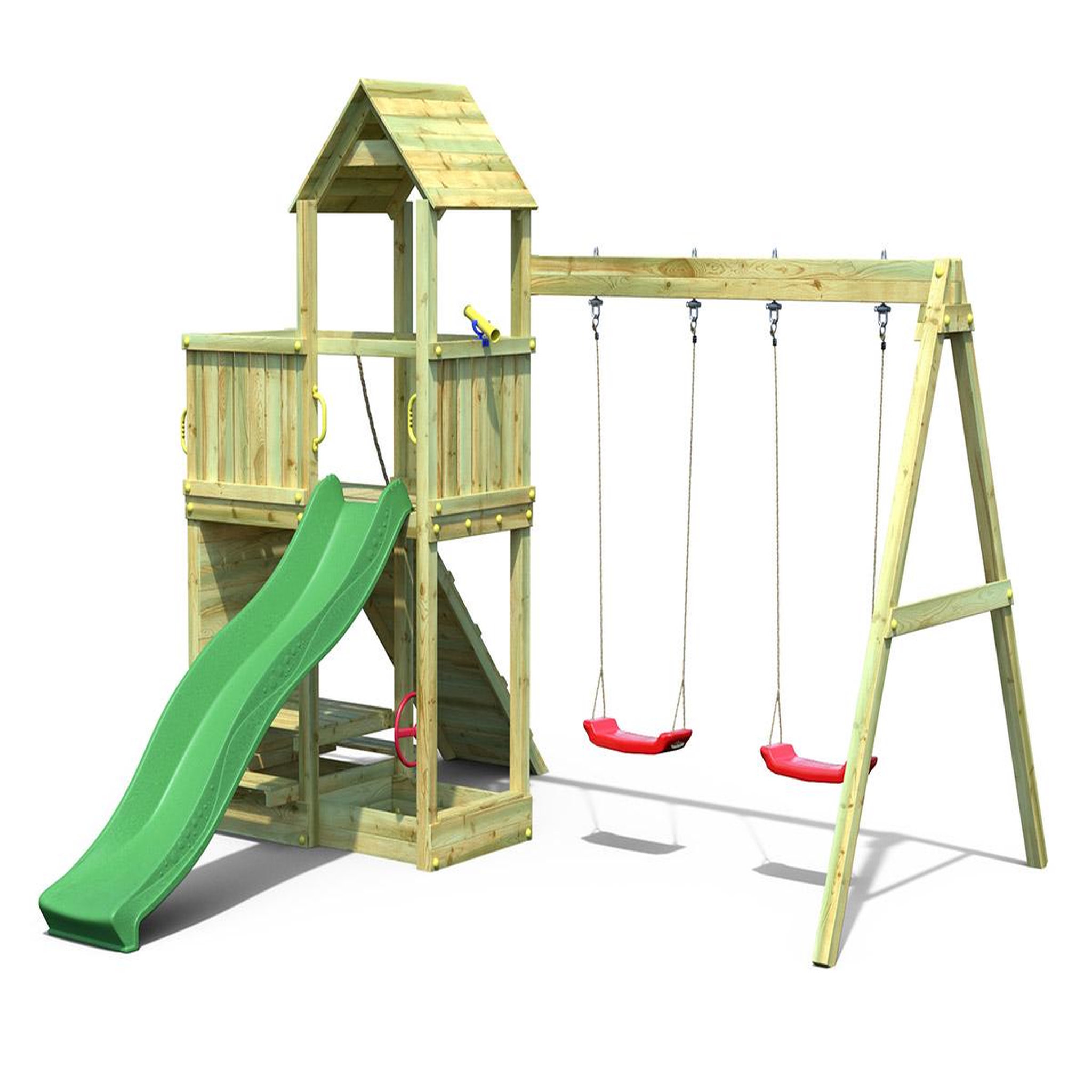 Fungoo Aire de jeux floppi avec balançoire double - fungoo