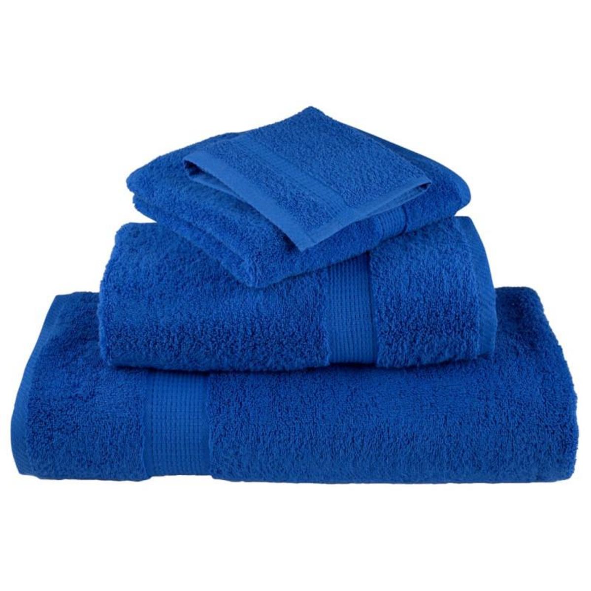 VIDAXL Serviettes de bain de qualité supérieure SOLUND 10 pcs bleu