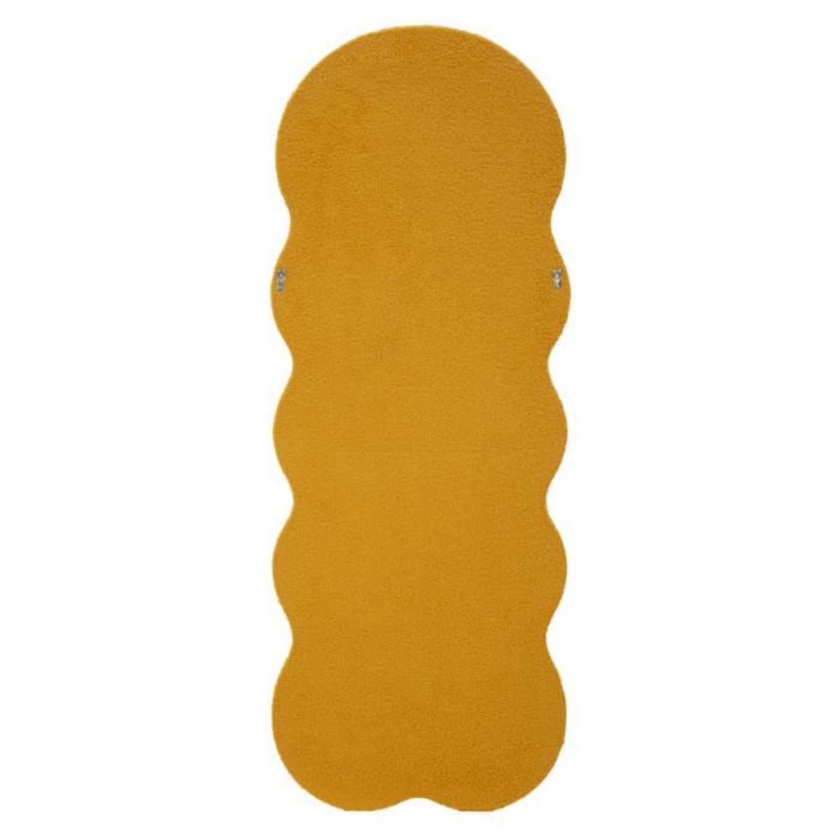 Paris Prix Miroir Mural en Tissu Bouclé  Teddy  160cm Moutarde