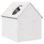 Voir la diapositive 5 : VIDAXL Maison pour chat blanc 41x50x50 cm bois de pin massif