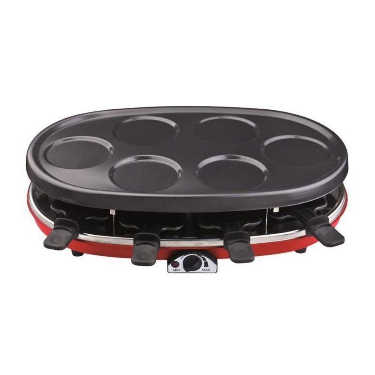HKOENIG H.KoeNIG RP418 Appareil a raclette 8 personnes - Rouge