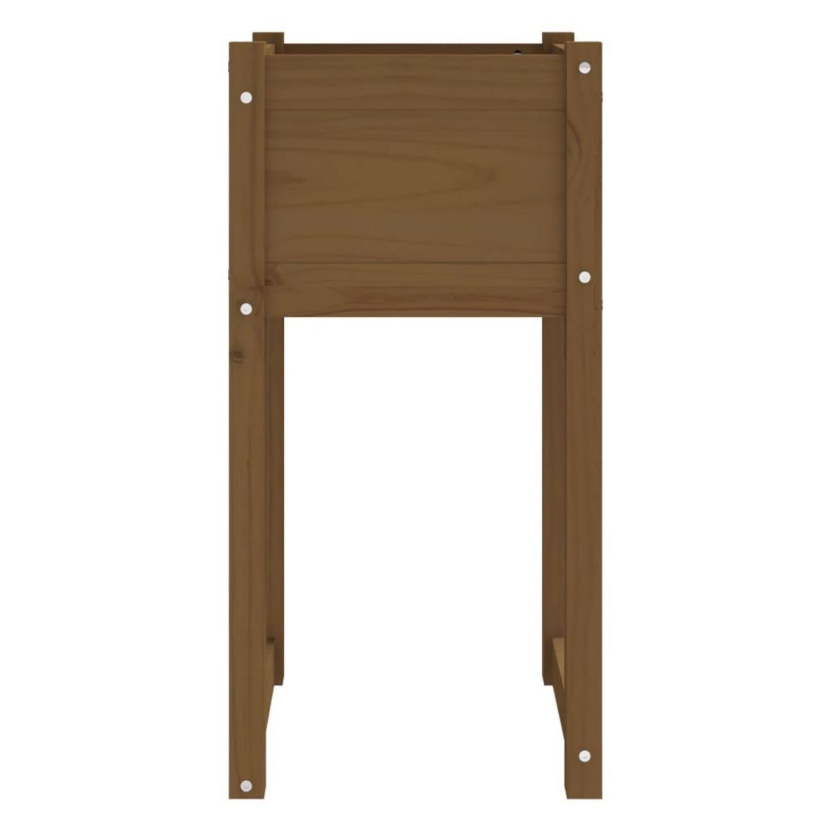VIDAXL Jardiniere Marron miel 40x40x81 cm Bois massif de pin