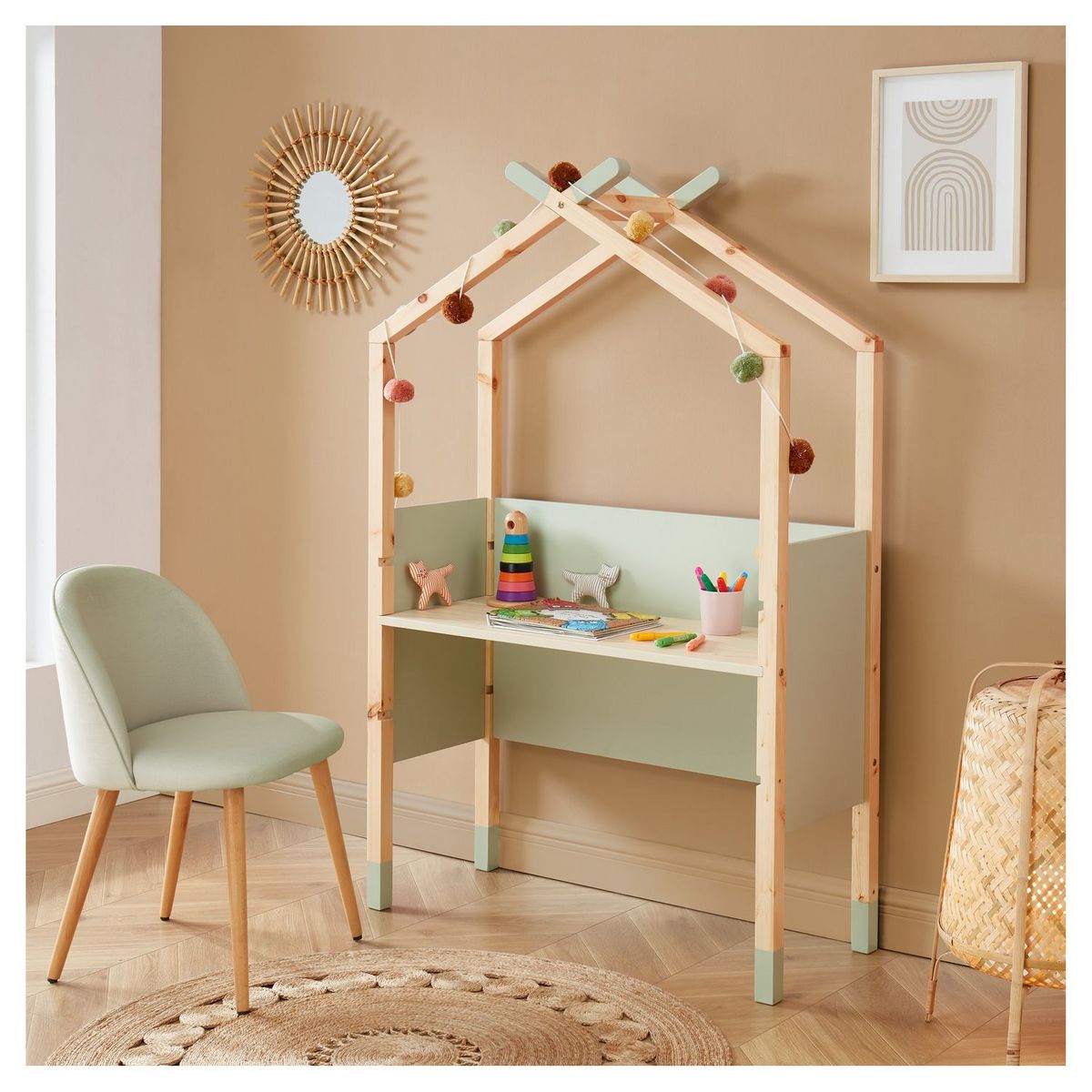 Bureau tipi enfant L100cm AUGUSTIN