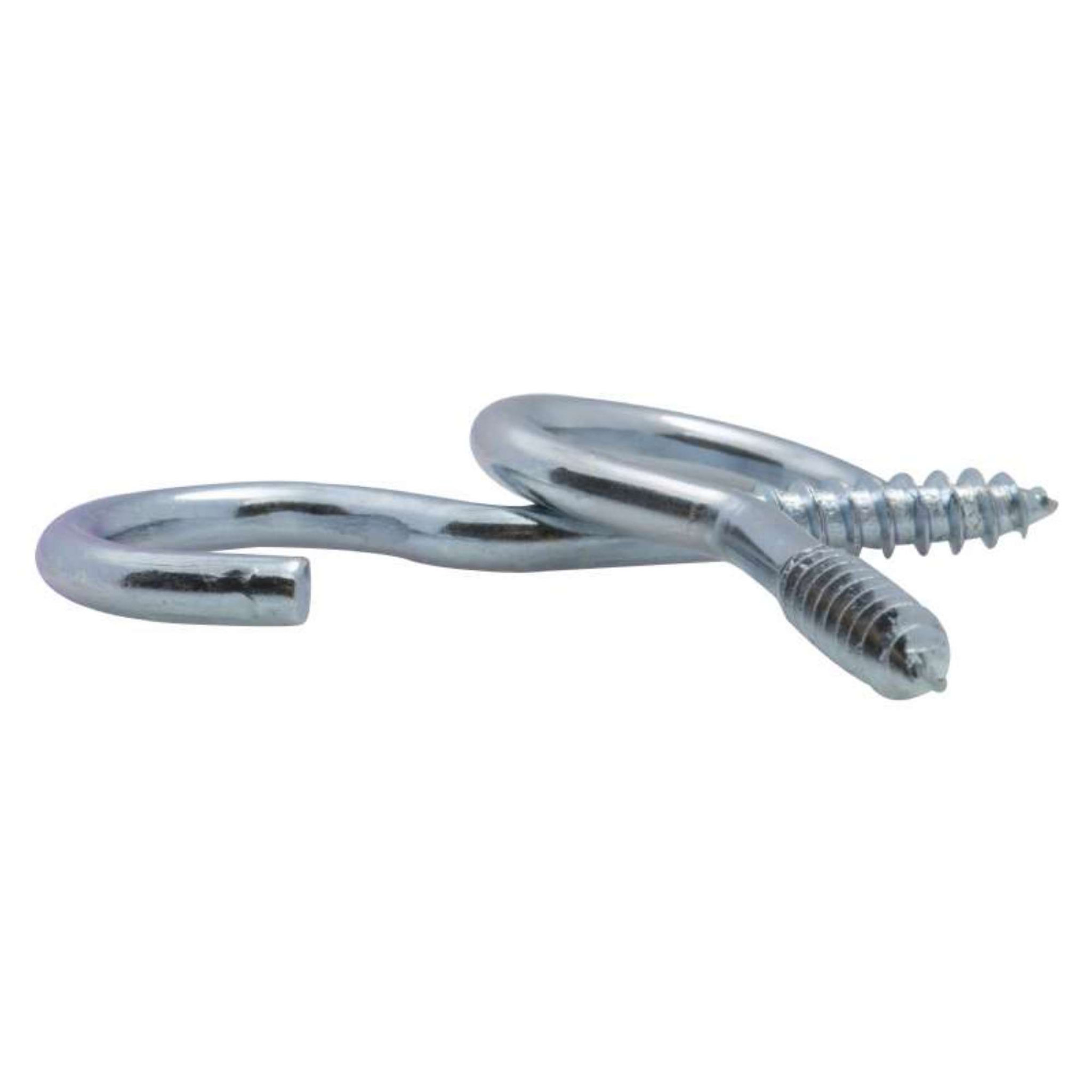 Voir la diapositive 2 :  Crochet à visser zingué filet bois Vissal 4x30mm  lot de 6 crochets